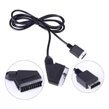 Cabo Rgb Scart Para Playstation Ps1, Ps2, Ps3 ,1.8m 