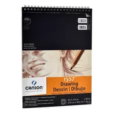 Cuaderno De Dibujo Color Crema Canson 1557 Dessin 27.9x35cm