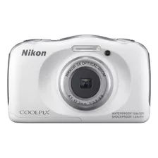  Nikon Coolpix S S33 Compacta Color White 