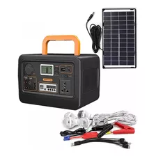 Kit Solar Portatil 4 Focos/inversor/radio Fm /bluetooth