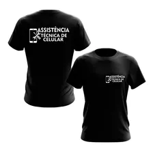 Kit 5 Camiseta Assistência Técnica Celular Eletrônicos 