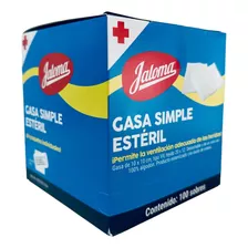 Gasa Estéril 10x10 Jaloma Caja Con 100 Sobres