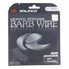 Cuerda De Tenis Solinco Barb Wire 16g 1.30mm (negra)