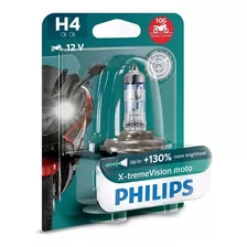 Lâmpada Philips X-treme Vision Moto H4 60/55w 12v Unitária
