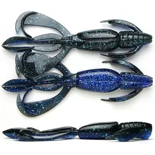 Isca Soft Para Blackbass Traíra Crazy Flapper 3.6 Keitech Cor Black Blue (413)