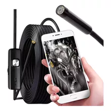 Camera Sonda Endoscópica Android Prova Àgua 5m + Adap Tipo C