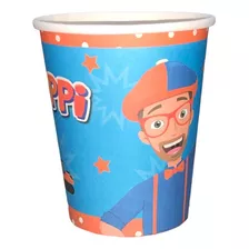 Vaso De 270 Ml De Papel Para Fiesta Con Tematica De Blippi