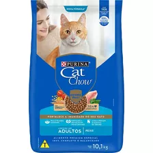 Ração Nestlé Cat Chow Adultos Defense Plus Peixe 10,1 Kg