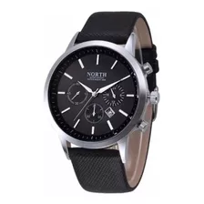 Reloj North Hombre Elegante Casual Piel Acero Inoxidable