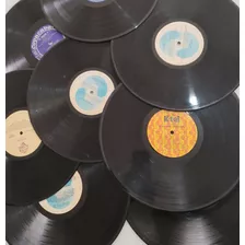 Lote Com 100 Discos Vinil Para Decoração Ou Enfeite