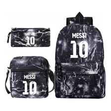 Pack De 3 Mochilas Para Niños Y Niñas De Leo Messi