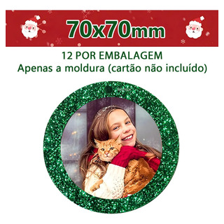 Enfeites Circulares De Natal Hx639-09