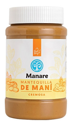 Oferta Mantequilla De Maní 100% Natural 500 Gr. Manare!!!