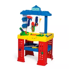 Juego Set Mesa Herramientas Para Niños + Varios Accesorios