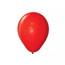 Pack X 10 Globos De Latex Rojo Perlado De 12 Pulgadas