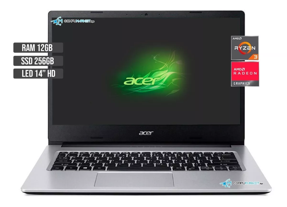 Computador Portatil Acer Amd Ryzen 3 3250u Ssd256gb Ram 12gb