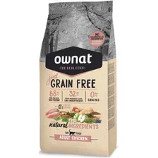 Alimento Para Gato Adulto Ownat Just Grain Free Pollo 3kg