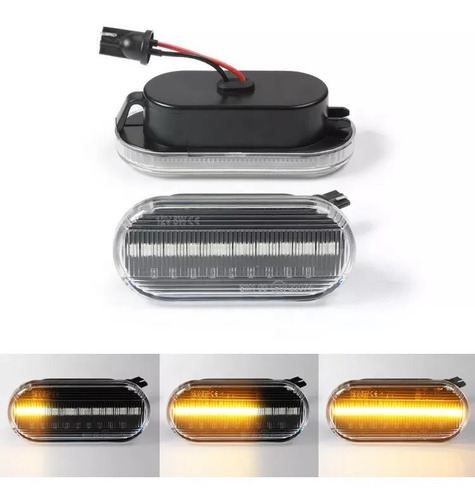 2 Pzas Cuartos Luz Leds Secuencial Vw Jetta Golf Polo Ibiza Foto 3