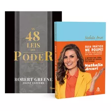 Kit 2livros, As 48 Leis Do Poder + Guia Prático Me Poupe! 33 Dias Para Mudar Sua Vida Financeira, Clássico Sobre Multiplicar Riqueza E Solucionar Problemas Financeiros, Robert Greene, Nathalia Arcuri