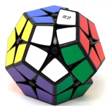 Cubo Mágico Megaminx 2x2 Profissional Qiyi Kilominx Trad Cor Da Estrutura Preto