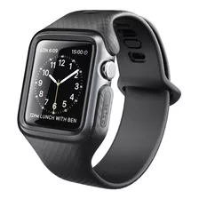 Case Y Correa Clayco Compatible Con Apple Watch 42mm Negro