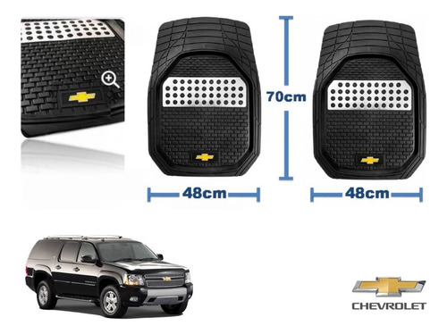 Tapetes 3d Logo Chevrolet + Cubre Volante Suburban 07 A 14 Foto 3