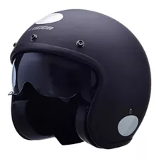 Capacete Lucca Sublime Blackout Com 1 Viseira Solar Interna