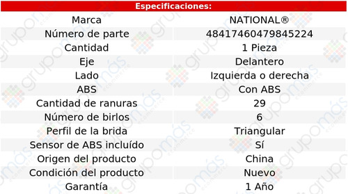 Maza Del Izq/der Con Abs National Nissan Pathfinder A 04 Foto 5