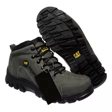 Coturno Bota Caterpillar Adventure Cat Lançamento Em Couro!