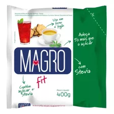 Adoçante Em Pó Com Stevia E Açúcar Magro Fit 400g