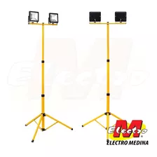 Tripode Doble + Proyector 50 Led 1.6mts Envio Electro Medina