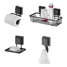 Conjunto Itens Para Lavabo Não Precisa Furar Ótima Qualidade