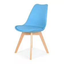 Silla Eames Asiento Acolchonado Living Comedor Colores