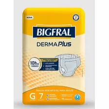 Fralda Para Adulto Descartável Bigfral Derma Plus G X 7 Un