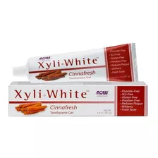 Pasta Dental Now Xyliwhite Canela Libre De Flúor X 181 Gr