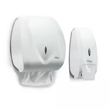 Porta Papel Toalha E Saboneteira Liquido Dispenser Banheiro