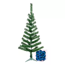 Arbol De Navidad Pino Navideño + Bolas Decoracion New Color Azul
