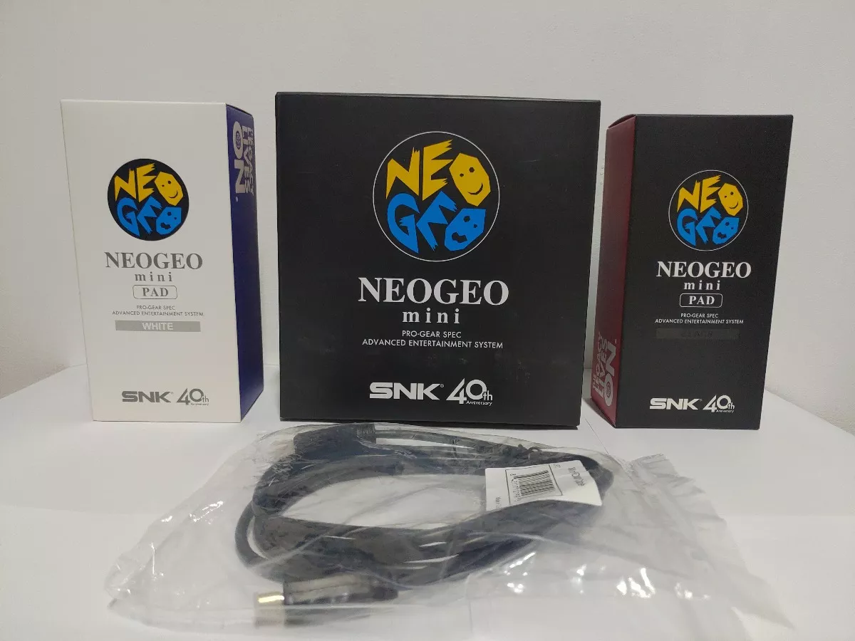 Neo Geo Mini Snk Japonês 2 Controles E Cabo Hdmi