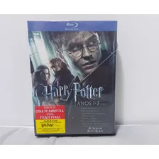 Box Blu Ray Harry Potter 1-7 Part 1 - 8 Discos Lacrado!