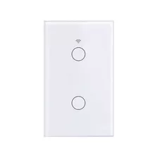 Interruptor/inteligente Doble Blanco O Negro Wifi/sin Neutra