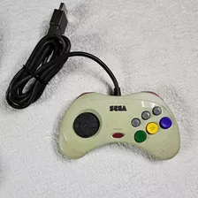 Controle Sega Saturn Original Branco. 100% #2 Faço 162 