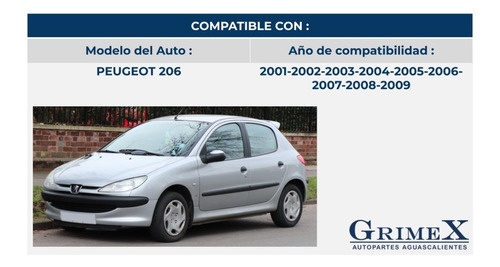 Espejo Peugeot 206 2001-2003-2004-2007-2008-2009 Electrico Foto 10