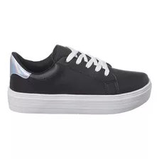 Tenis Feminino Casual Preto Confortável Lançamento Original