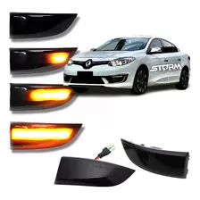 Par Seta Pisca Retrovisor Renault Fluence 2010 A 2018 2 Lado