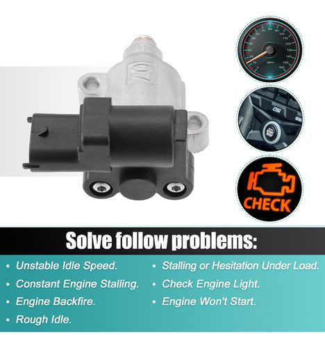 Iac Valve For Hyundai Matrix I10 1.1 2008 Kia Picanto Foto 3