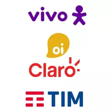 Recarga Celular Oi Tim Vivo Claro 15,00