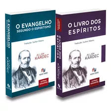 Kit O Evangelho Segundo O Espiritismo + O Livro Dos Espíritos - Letras Gigantes: Não Aplica, De : Allan Kardec / Tradução: Guillon Ribeiro. Editorial Nova Visão, Tapa Mole En Português, 2022