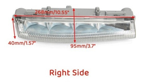 1 Par Neblineros Led Mercedes Clases C E Slk 2007-15 Foto 5