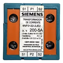 Transformador De Corrente Bt 200/5a - 4nf0122-2je2 - Siemens