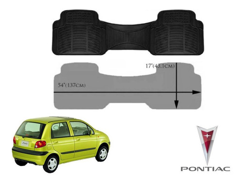 Kit Tapetes Uso Rudo Pontiac G2 2009 Rubber Black Original Foto 3